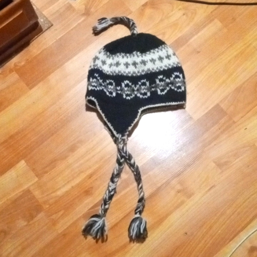 Black Winter Hat, Small/Medium
